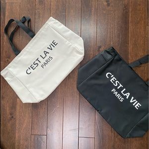 Tote bag with side pocket and inside pocket